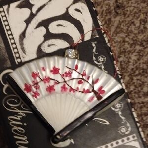 Cherry Blossom Fan Ornament